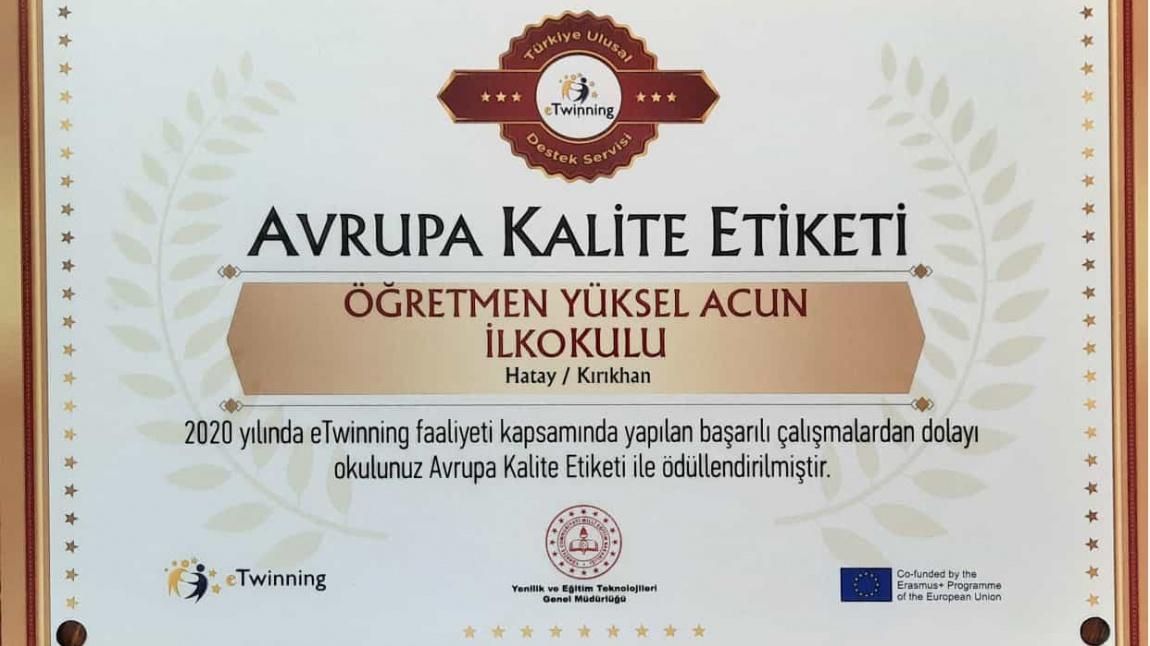 Okulumuz eTwinning Projeleri Kapsamında Ulusal ve Avrupa Kalite Etiketi Almaya Hak Kazandı